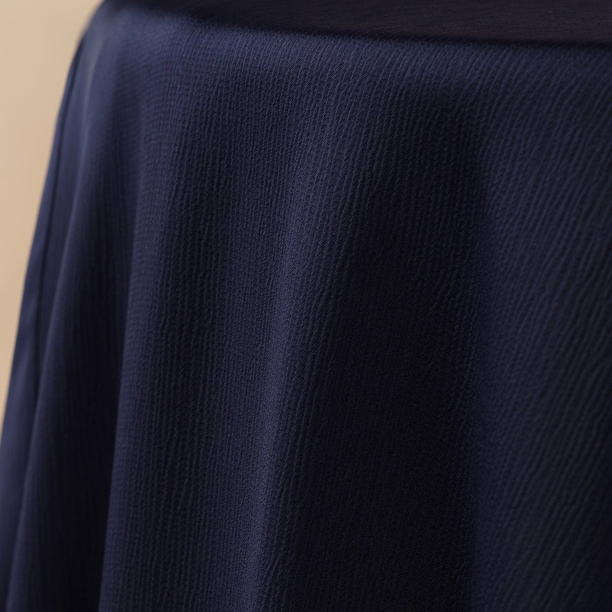 Modest Luxury Navy Blue Pleated Beaded Robe Abaya Set with Silver Embroidery. (MOA168) - Mariam's Collection