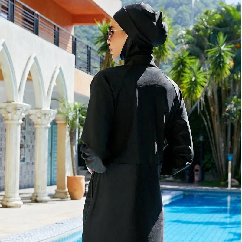 Modest Swimsuit For Muslima, Islamic Burkini Swim Suit, Islamic Swimwear With Hijab (MB021) - Mariam's Collection
