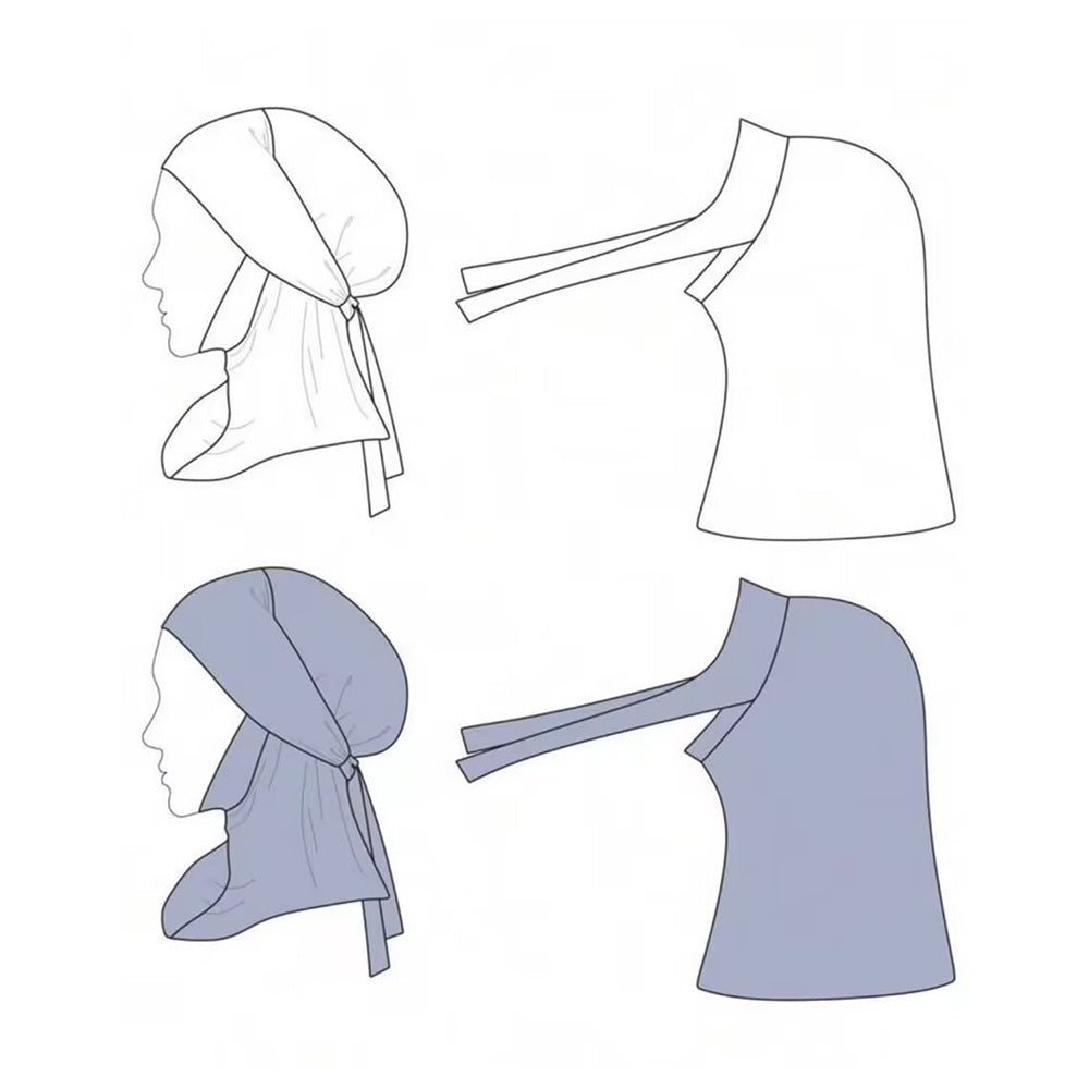 Modesty Effortless Adjustable Hijab Undercap with Ties (MH157) - Mariam's Collection