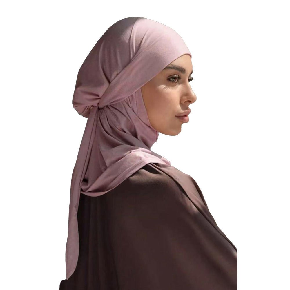 Modesty Effortless Adjustable Hijab Undercap with Ties (MH157) - Mariam's Collection