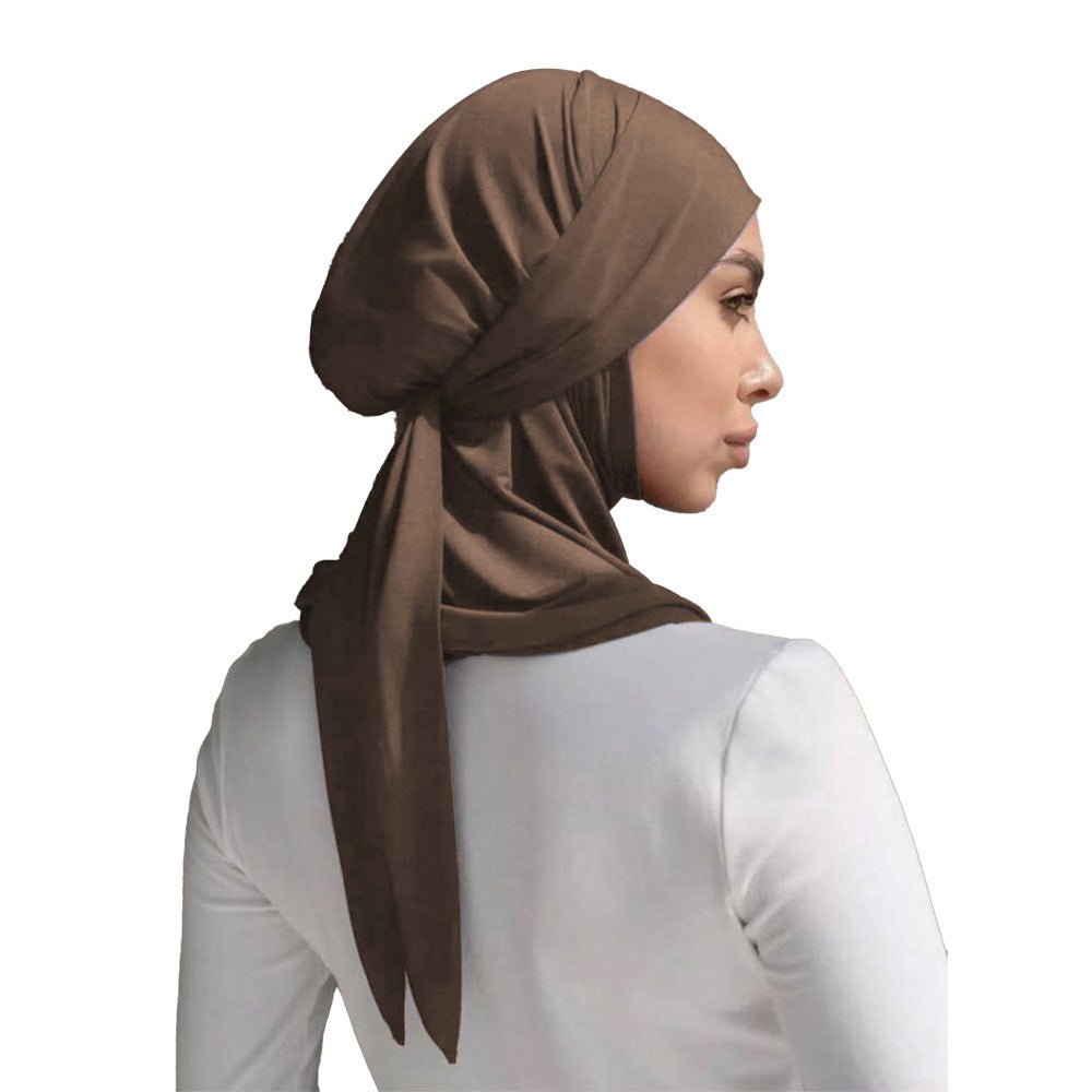 Modesty Effortless Adjustable Hijab Undercap with Ties (MH157) - Mariam's Collection
