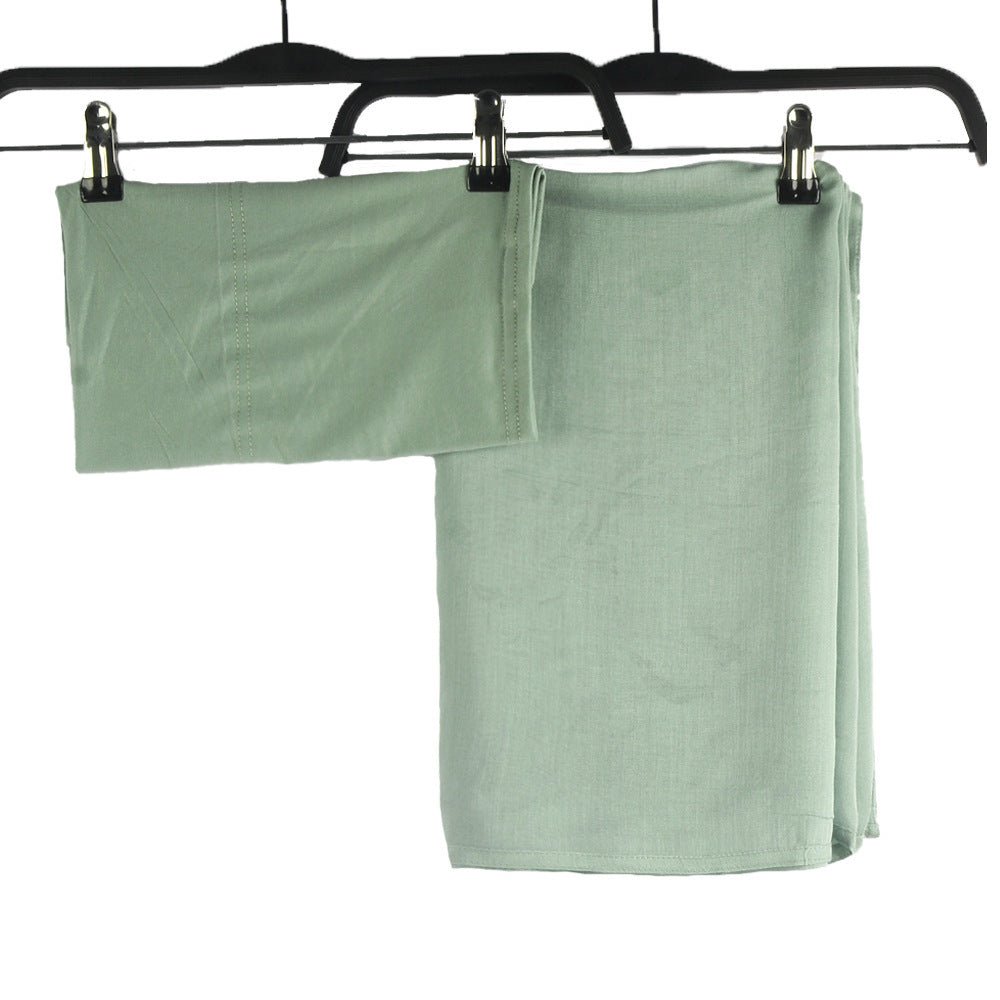 Modesty Pure Color Hijab & Undercap 2 - Piece Set (MH174) - Mariam's Collection