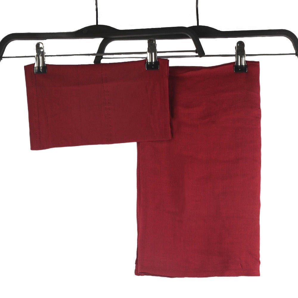 Modesty Pure Color Hijab & Undercap 2 - Piece Set (MH174) - Mariam's Collection