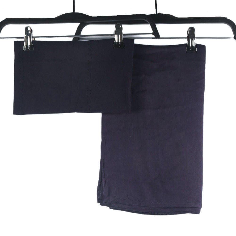 Modesty Pure Color Hijab & Undercap 2 - Piece Set (MH174) - Mariam's Collection