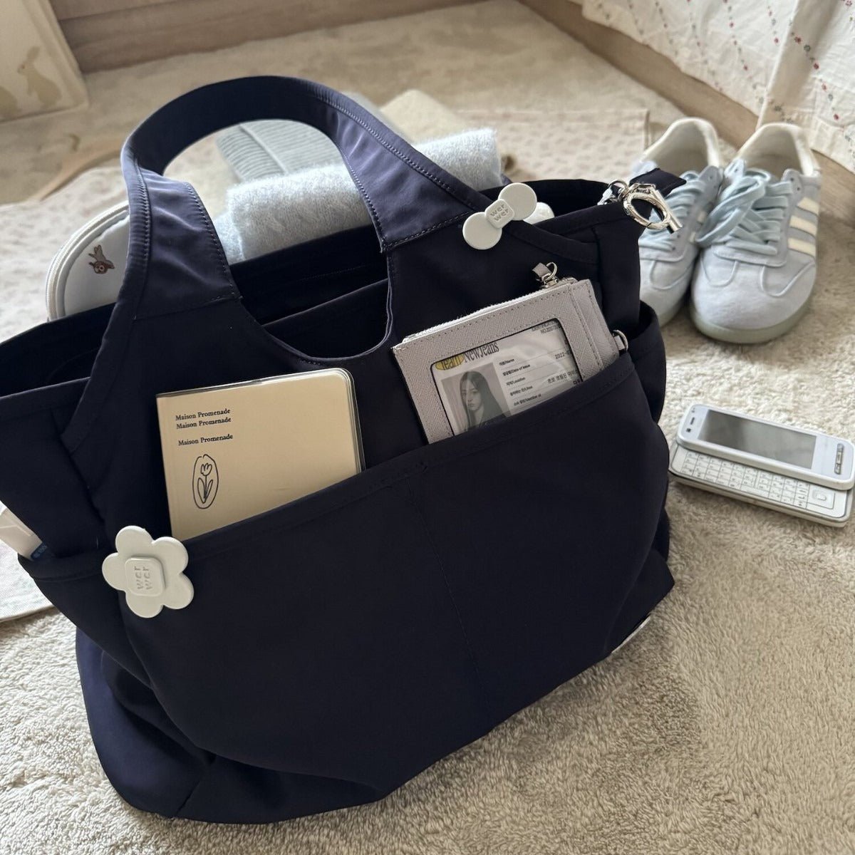 Multi-Pocket School & Work Tote Bag(MAC463) - Mariam's Collection