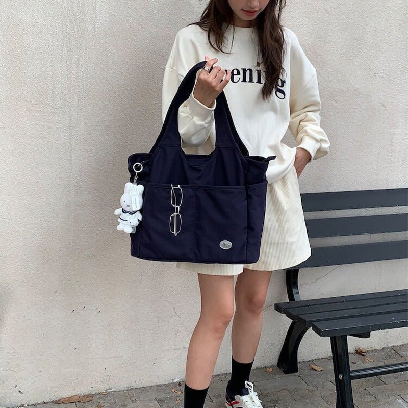 Multi-Pocket School & Work Tote Bag(MAC463) - Mariam's Collection
