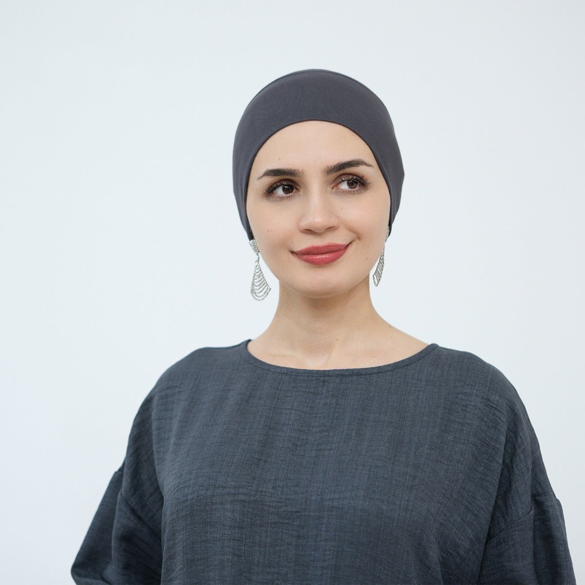 Muslim Women's Everyday Essential Modal Cotton Headscarf | Earth - Tone Solid Color Hijab with Stretch Comfort(MH122) - Mariam's Collection