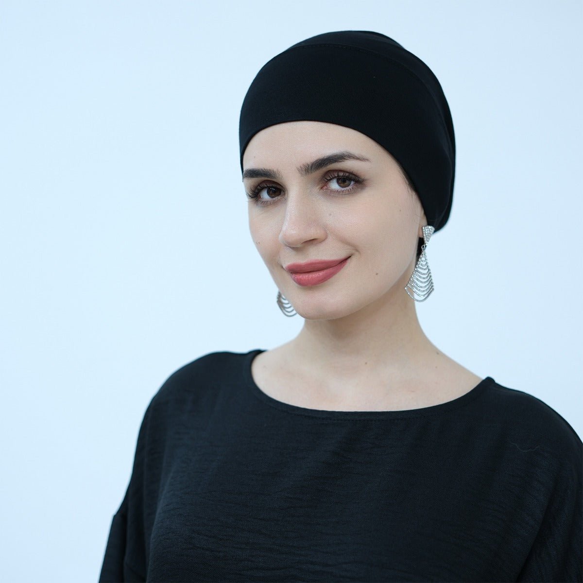 Muslim Women's Everyday Essential Modal Cotton Headscarf | Earth - Tone Solid Color Hijab with Stretch Comfort(MH122) - Mariam's Collection