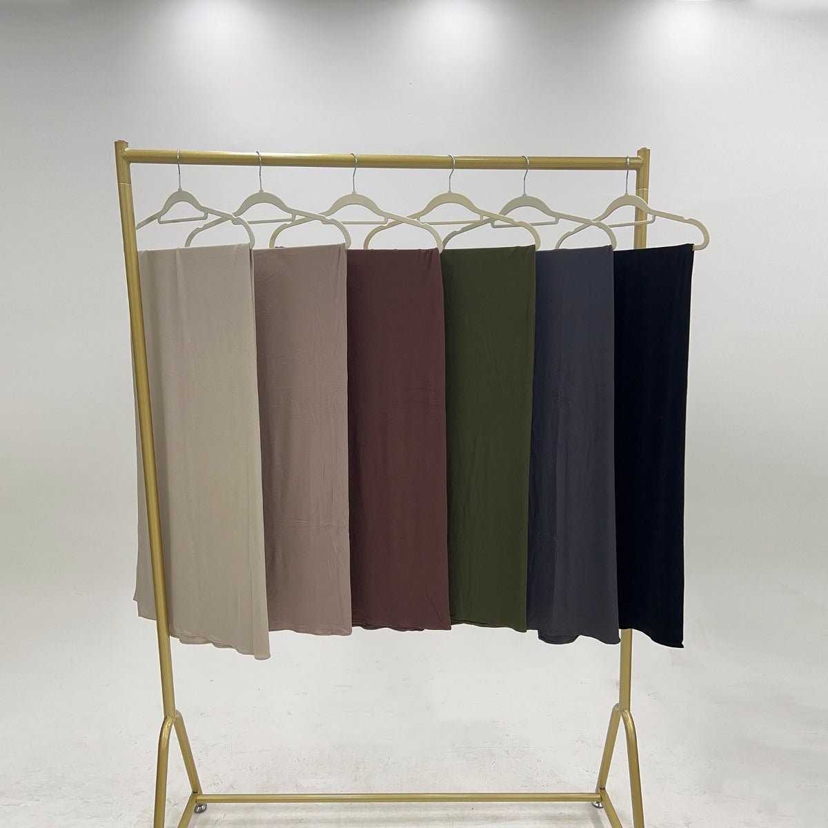 Muslim Women's Everyday Essential Modal Cotton Headscarf | Earth - Tone Solid Color Hijab with Stretch Comfort(MH122) - Mariam's Collection