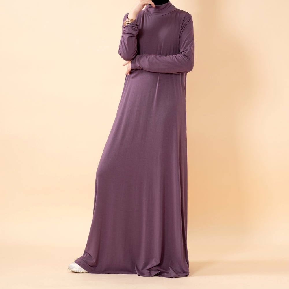 Natural Stretch Premium Lenzing™ Modal A - Line Dress (MA357) - Mariam's Collection