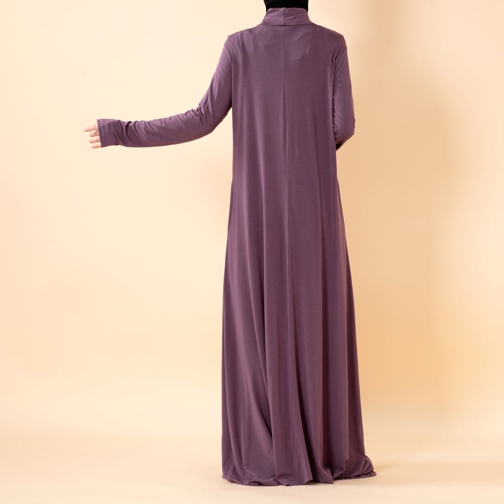 Natural Stretch Premium Lenzing™ Modal A - Line Dress (MA357) - Mariam's Collection