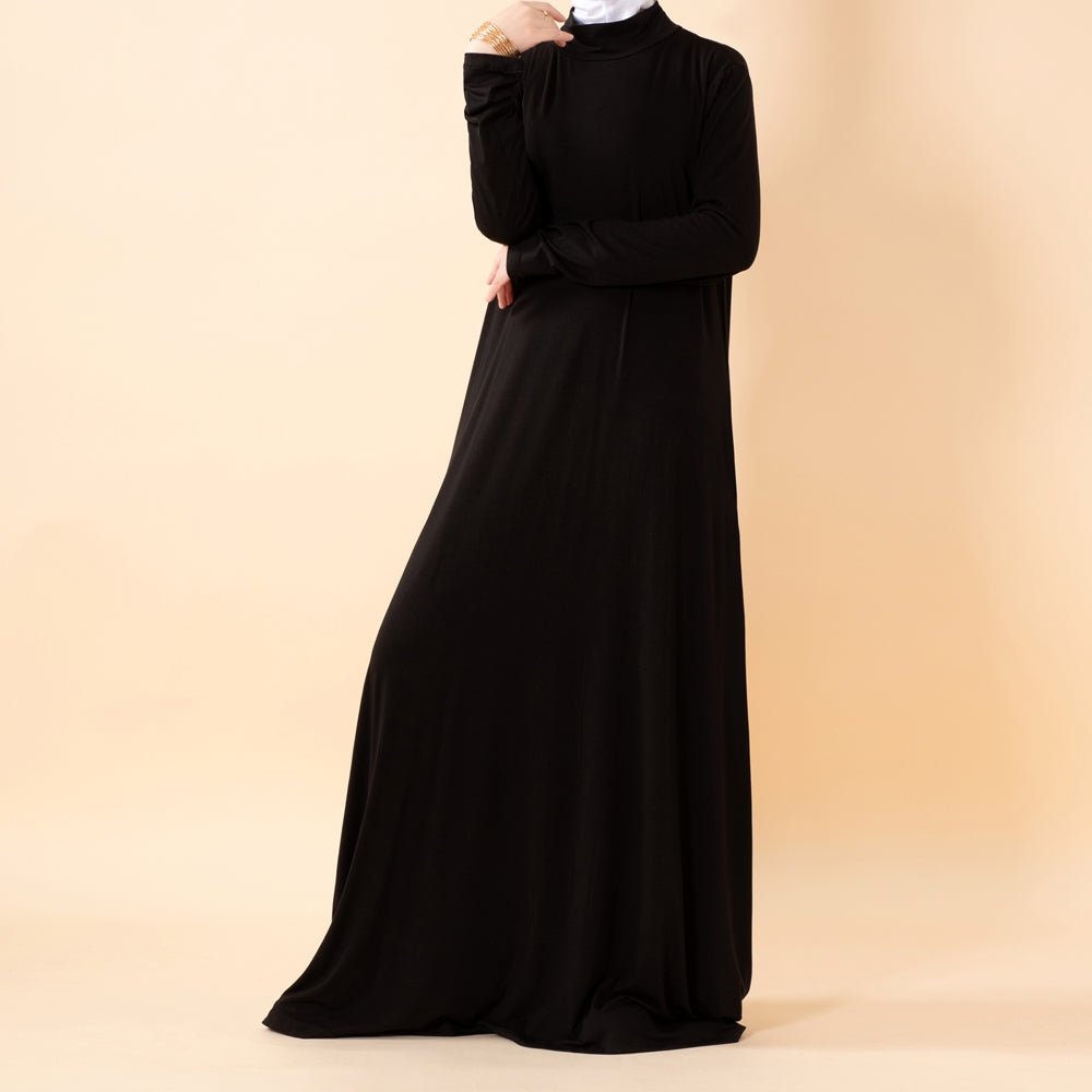 Natural Stretch Premium Lenzing™ Modal A - Line Dress (MA357) - Mariam's Collection