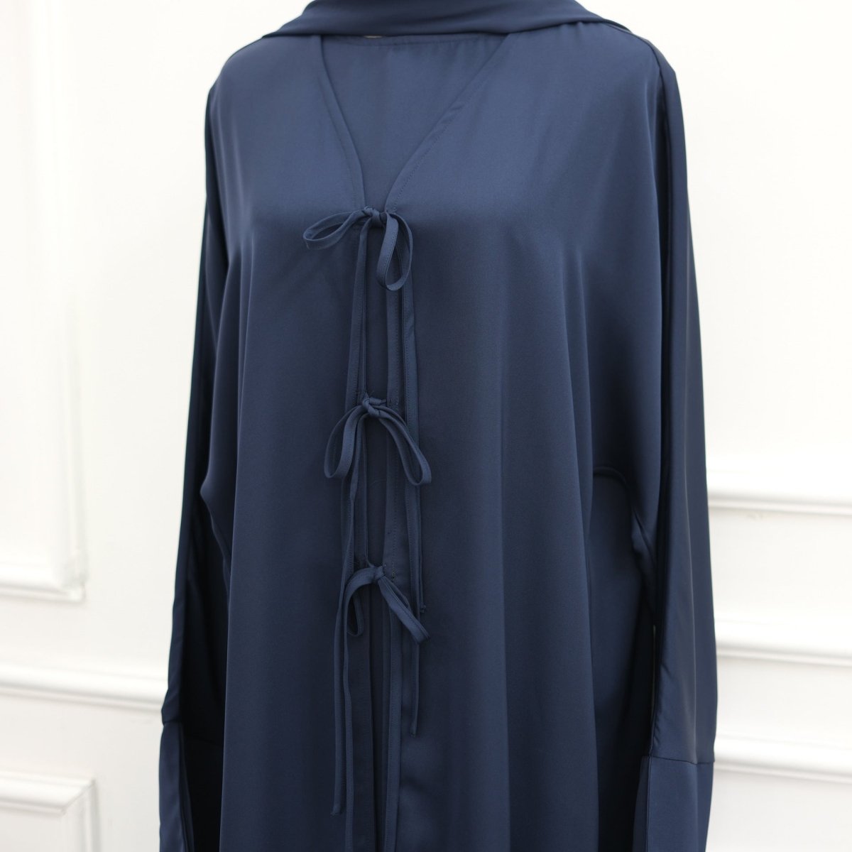 Nida Three-Piece Open Abaya Set(MOA340) - Mariam's Collection