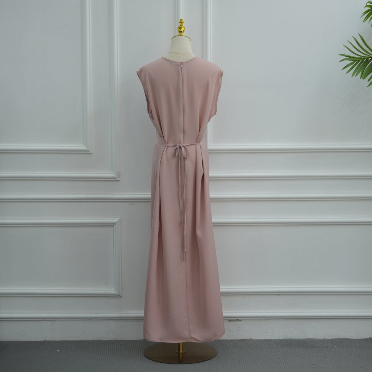 Nida Three-Piece Open Abaya Set(MOA340) - Mariam's Collection