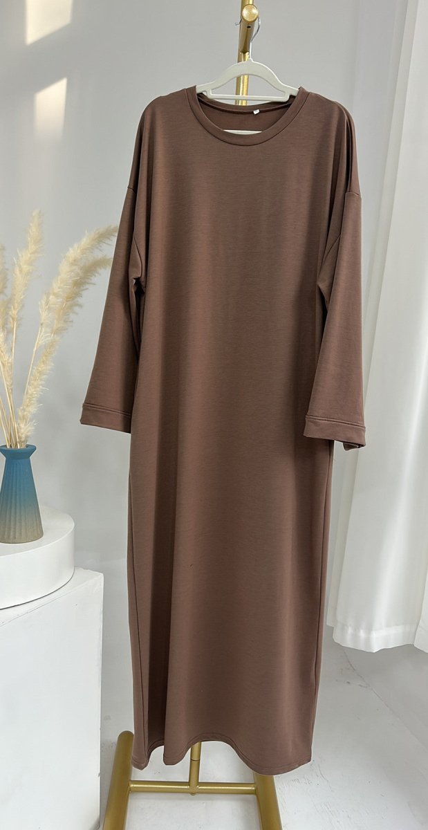 Oversized Casual Maxi Dress Abaya(MA281) - Mariam's Collection