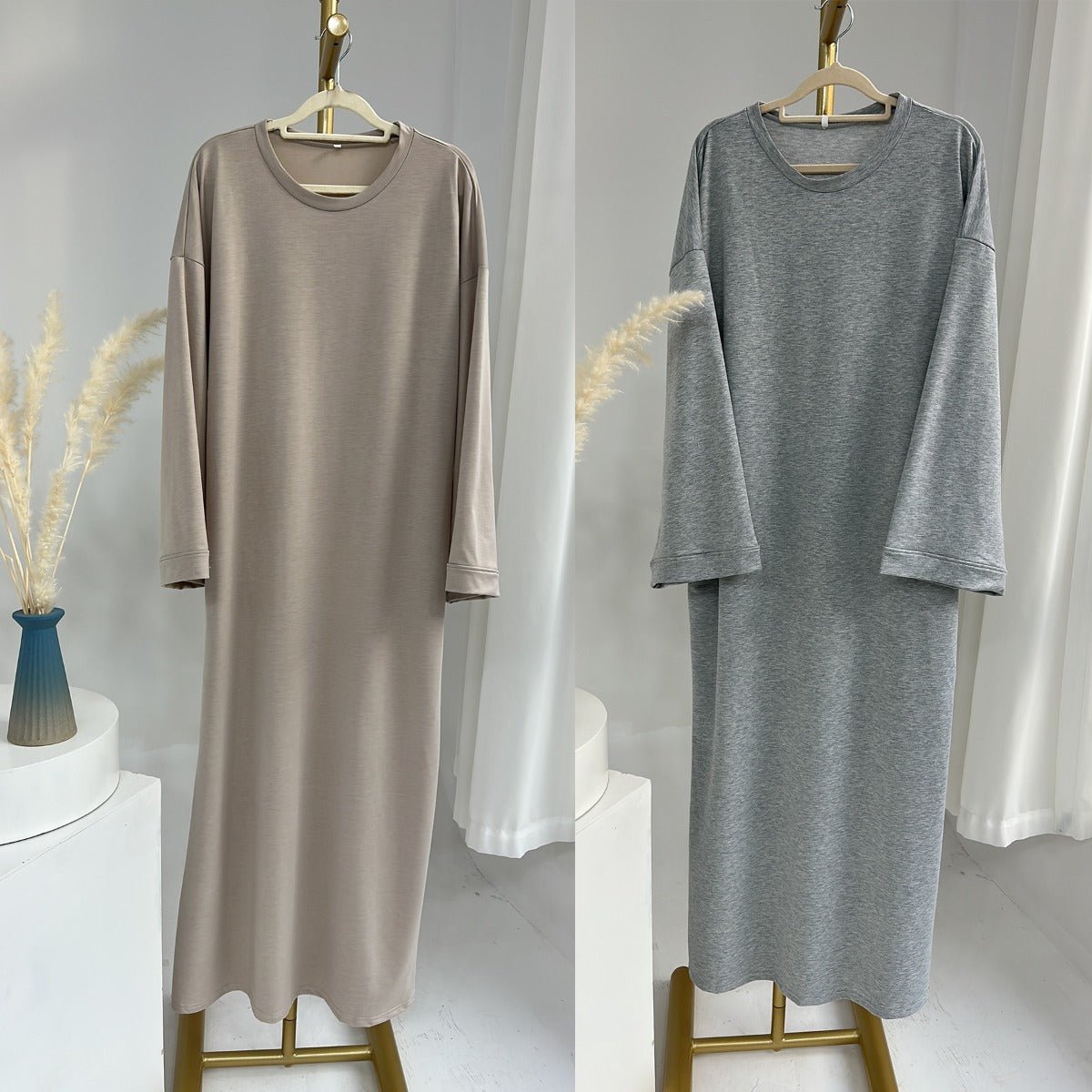 Oversized Casual Maxi Dress Abaya(MA281) - Mariam's Collection