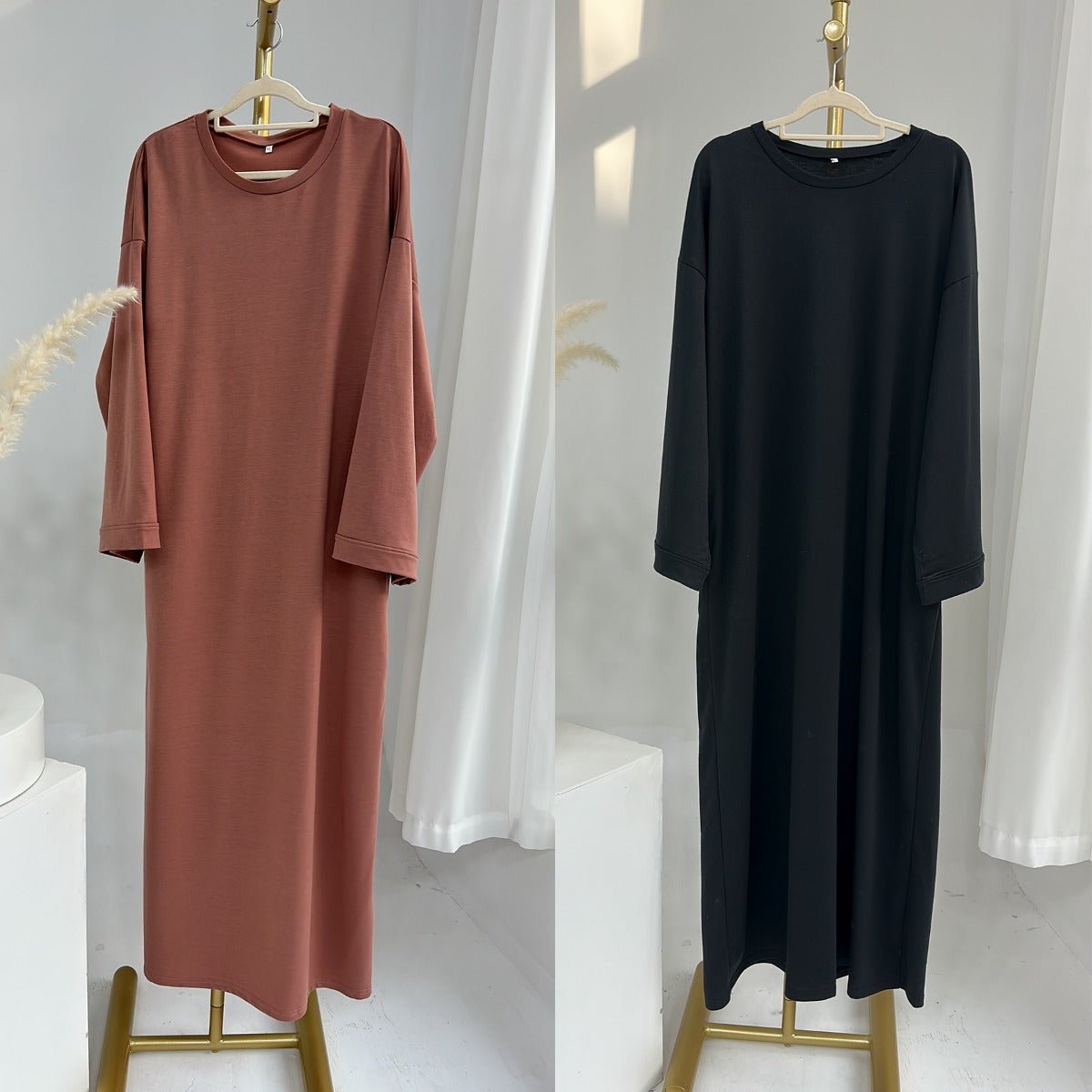 Oversized Casual Maxi Dress Abaya(MA281) - Mariam's Collection