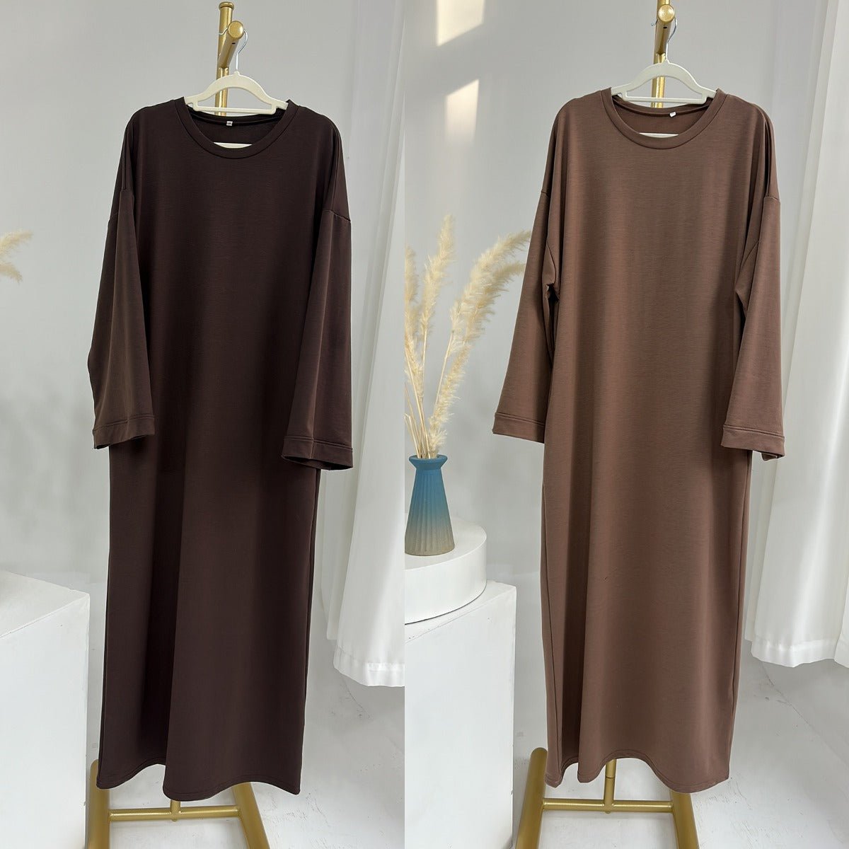 Oversized Casual Maxi Dress Abaya(MA281) - Mariam's Collection
