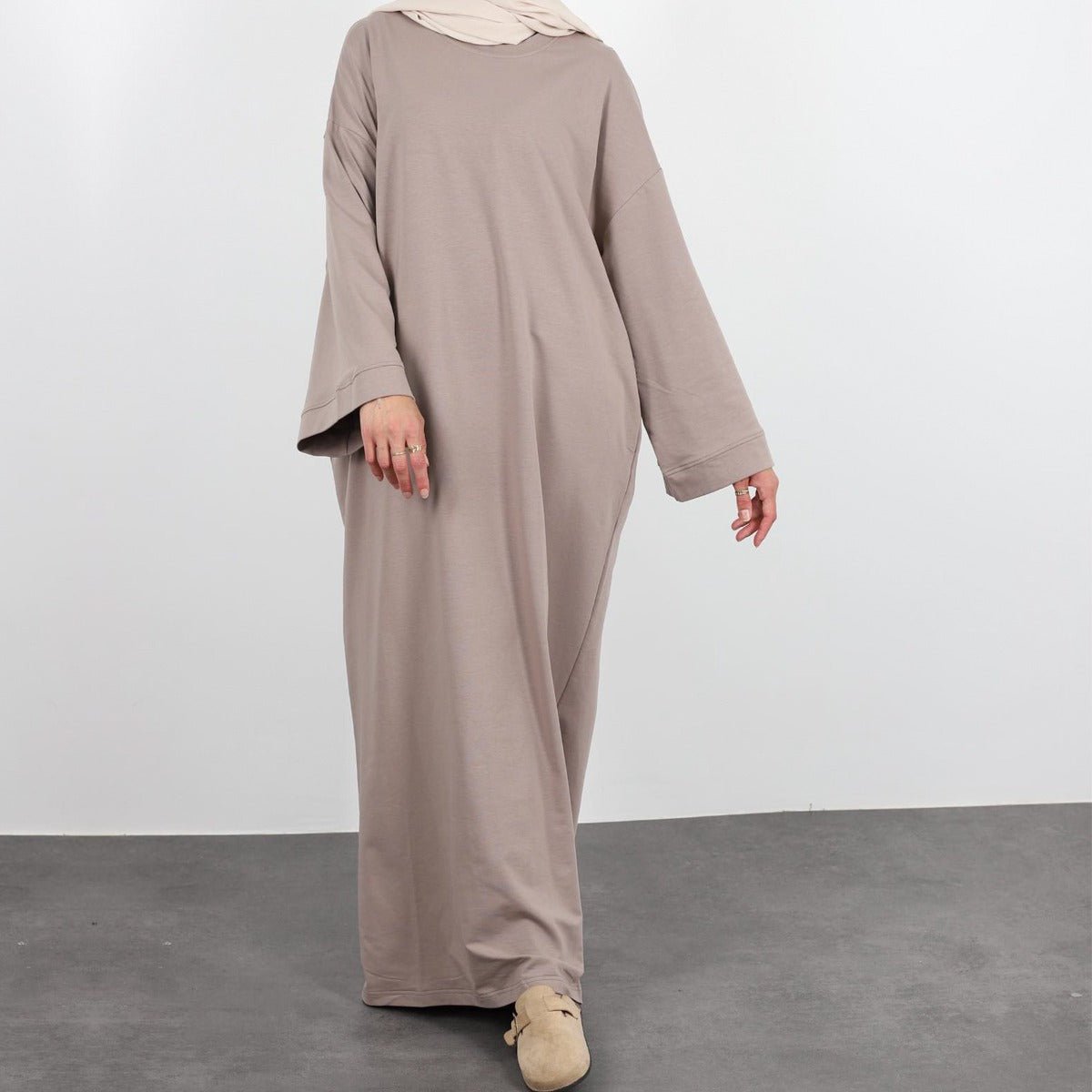 Oversized Casual Maxi Dress Abaya(MA281) - Mariam's Collection