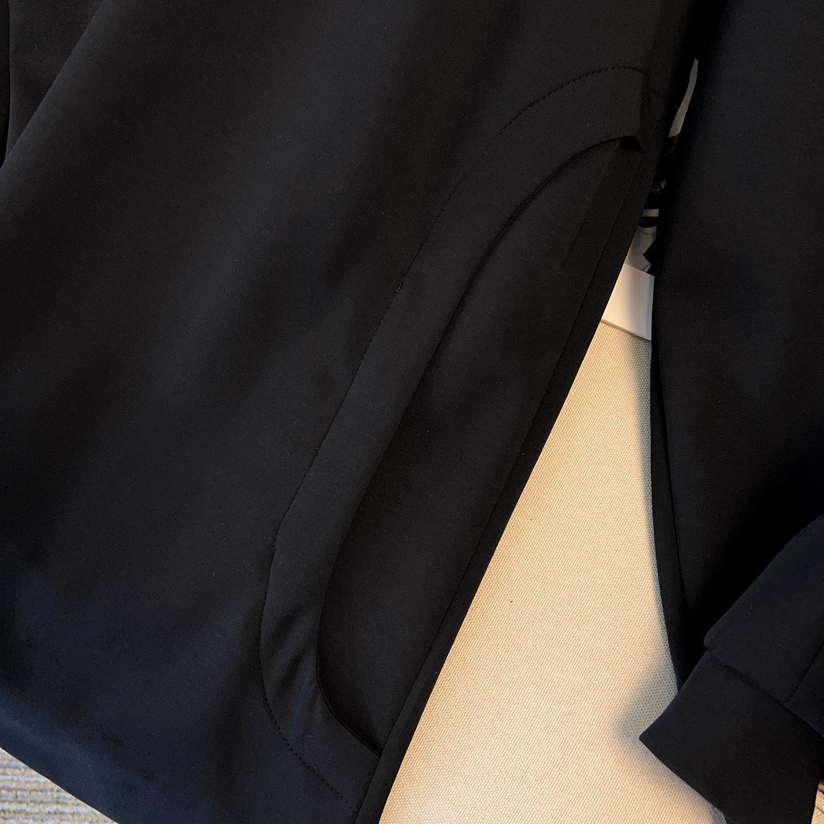 Oversized Half - Zip Hoodie Dress | Plus Size Midi Sweatshirt Dress(MS196) - Mariam's Collection