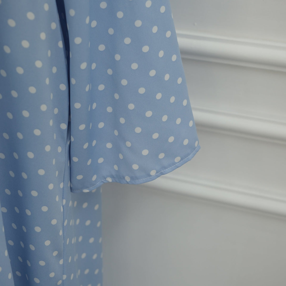 Polka Dot Flared Sleeve Abaya Maxi Dress(MA464) - Mariam's Collection