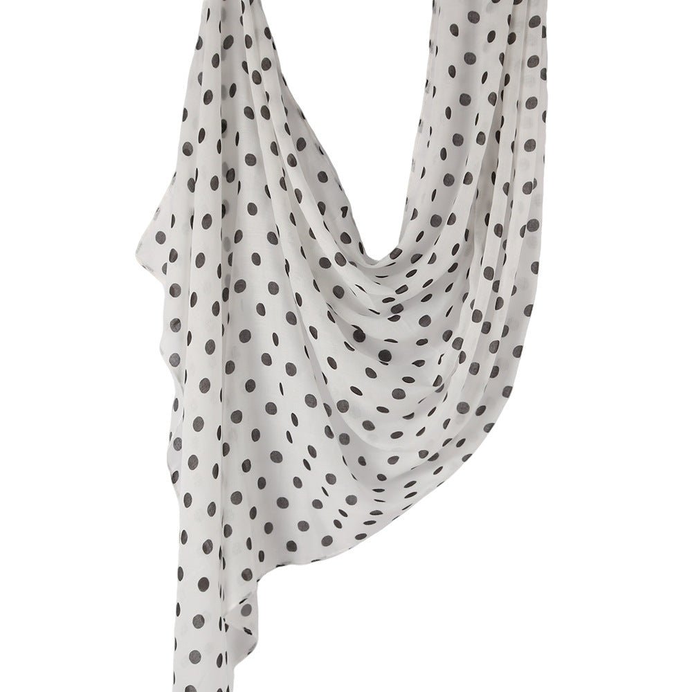 Polka Dot Hijab Scarf(MH230) - Mariam's Collection