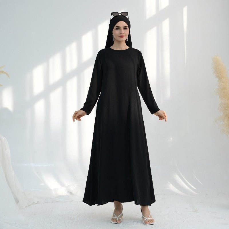 Premium Chiffon 3 - Piece Set Abaya(MOA231) - Mariam's Collection