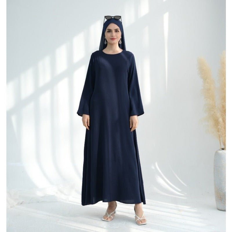Premium Chiffon 3 - Piece Set Abaya(MOA231) - Mariam's Collection