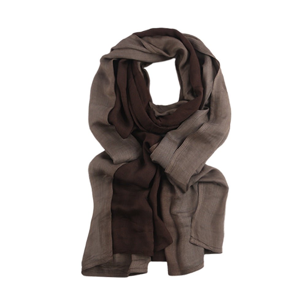 Premium Modal Cotton Headscarves Gradient Hijab Collection(MH123) - Mariam's Collection