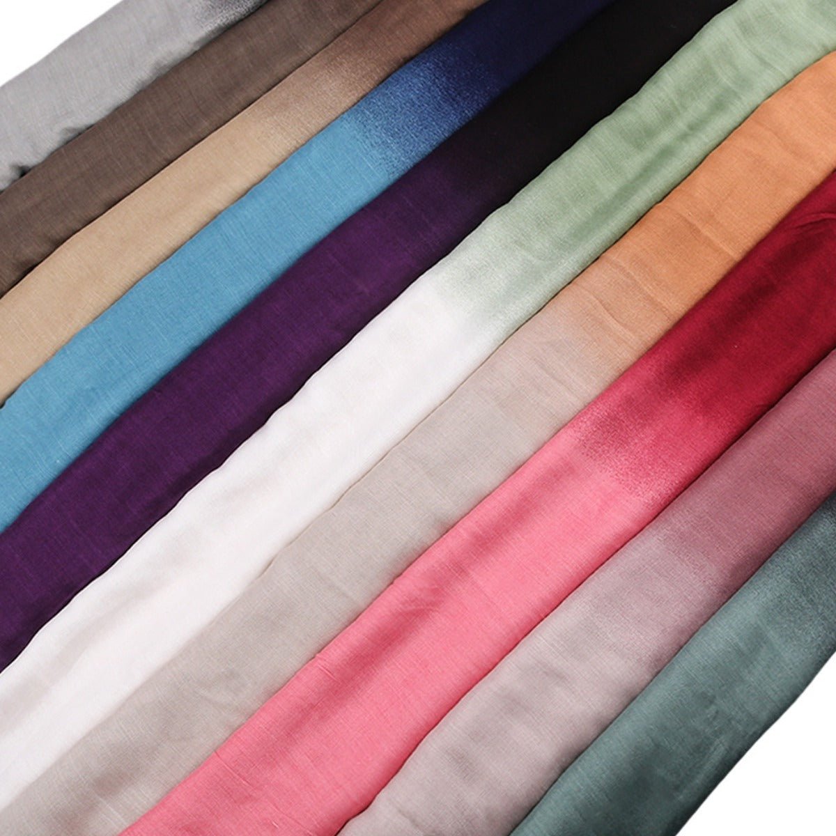 Premium Modal Cotton Headscarves Gradient Hijab Collection(MH123) - Mariam's Collection