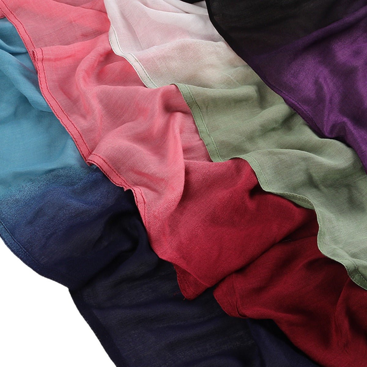 Premium Modal Cotton Headscarves Gradient Hijab Collection(MH123) - Mariam's Collection