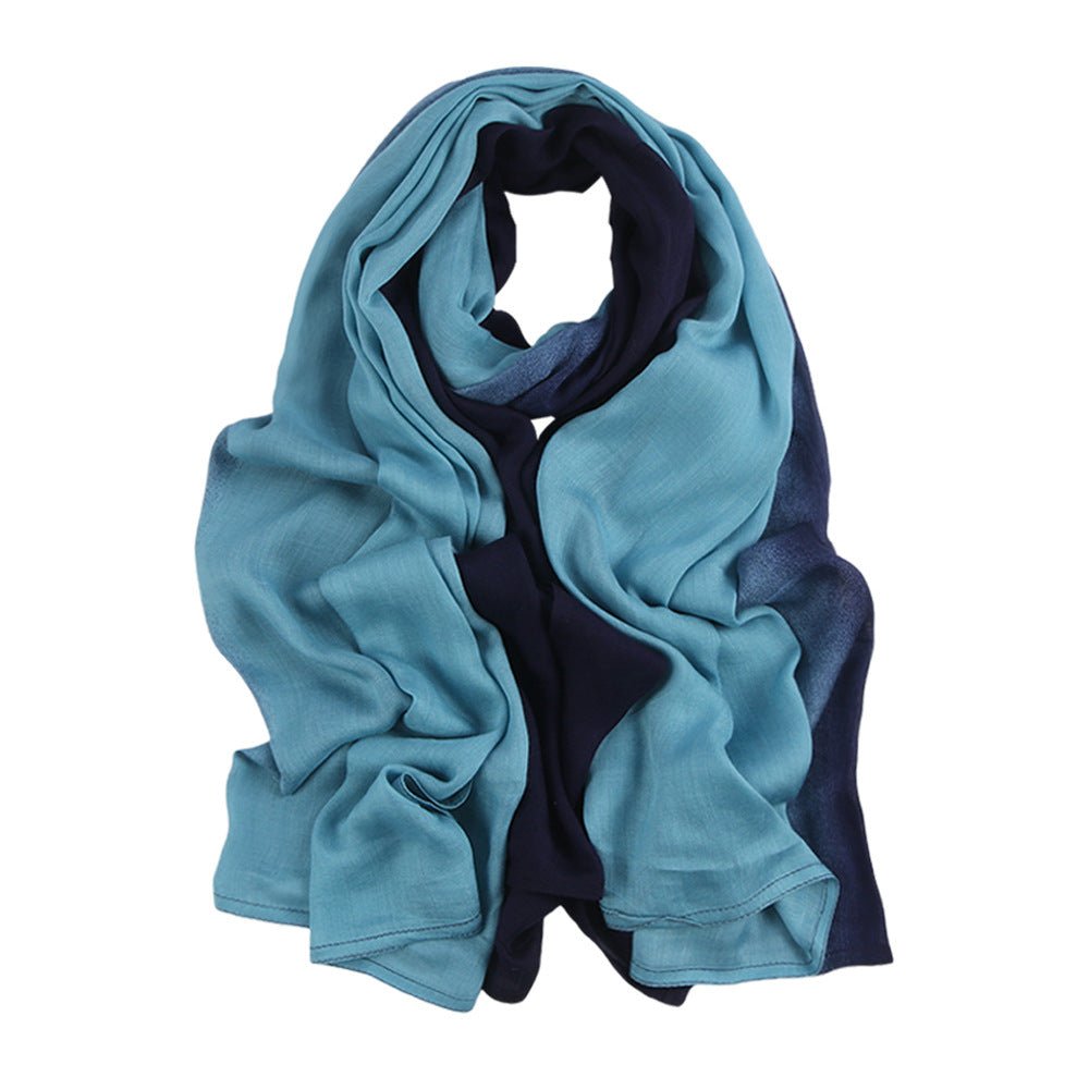 Premium Modal Cotton Headscarves Gradient Hijab Collection(MH123) - Mariam's Collection