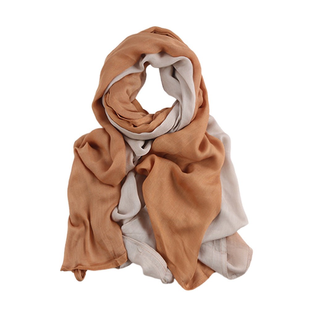 Premium Modal Cotton Headscarves Gradient Hijab Collection(MH123) - Mariam's Collection