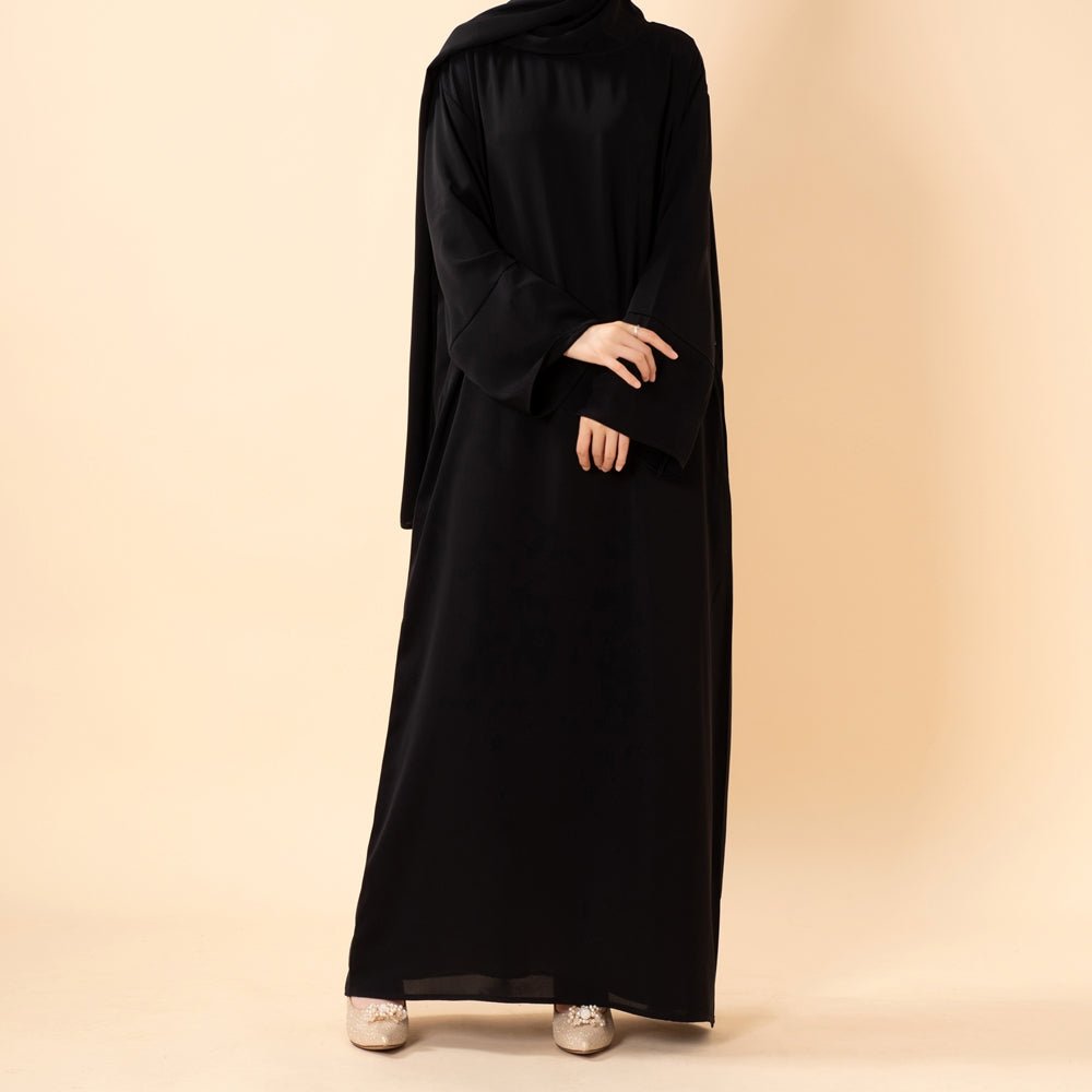 Premium One-Piece Hijab Abaya for Women | Nida Fabric Travel Abaya (MJ024) - Mariam's Collection