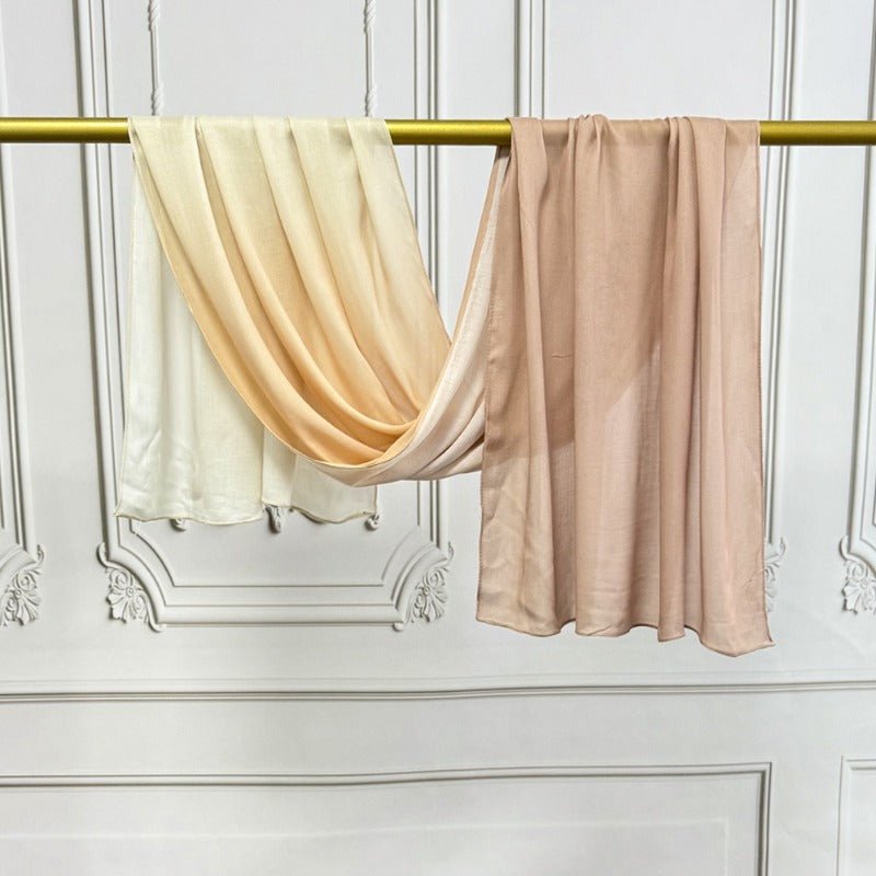 Premium Ultra - Soft Modla Gradient Hijab Scarf(MH147) - Mariam's Collection
