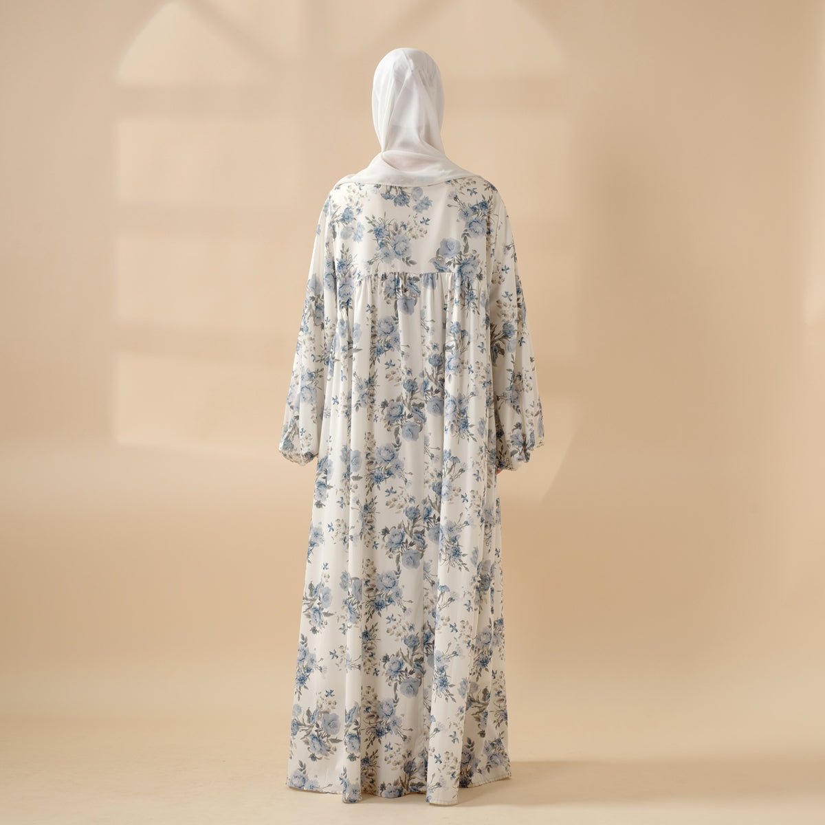 Printed Reversible Abaya (MA082) - Mariam's Collection