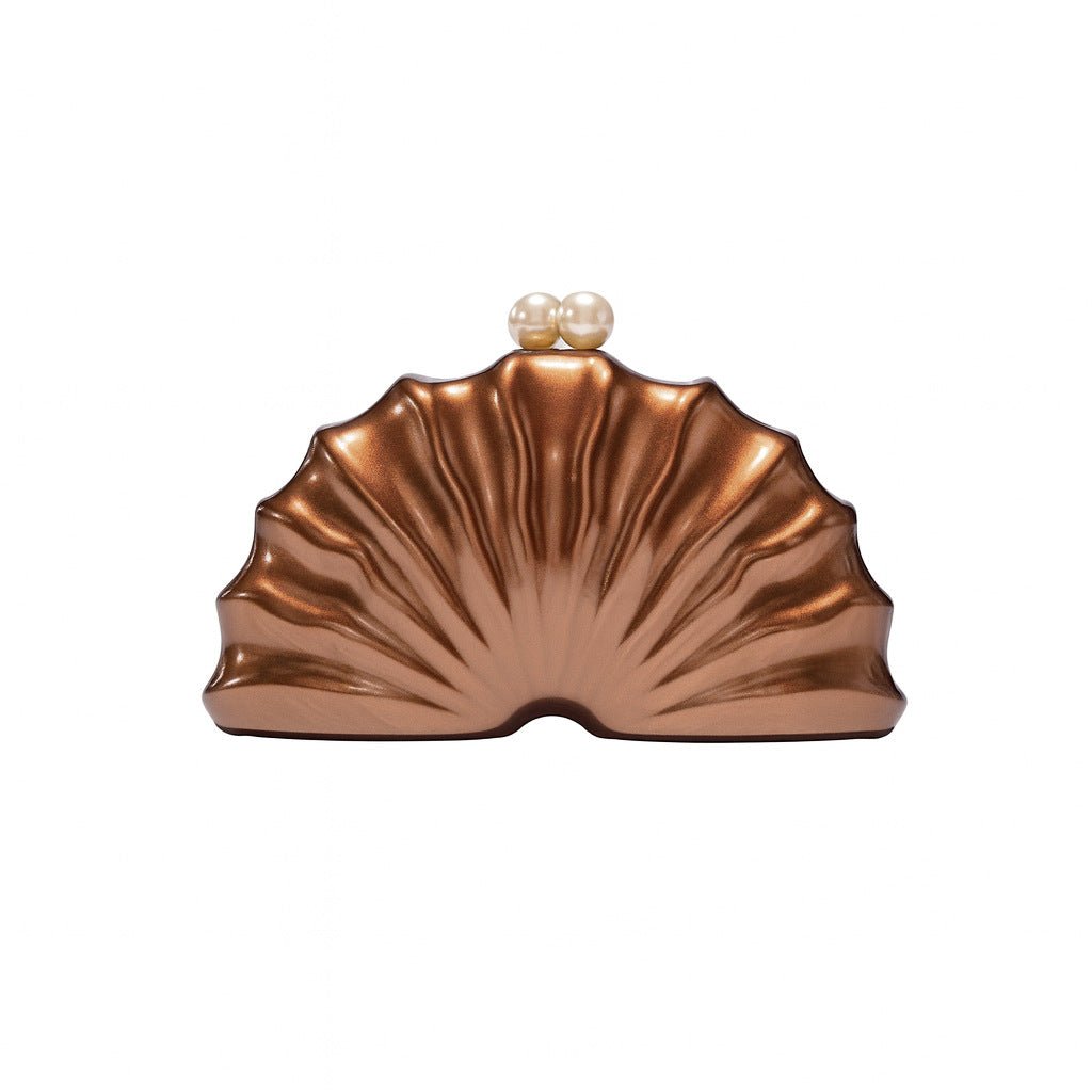 Shell Acrylic Clutch Evening Bag (MAC300) - Mariam's Collection