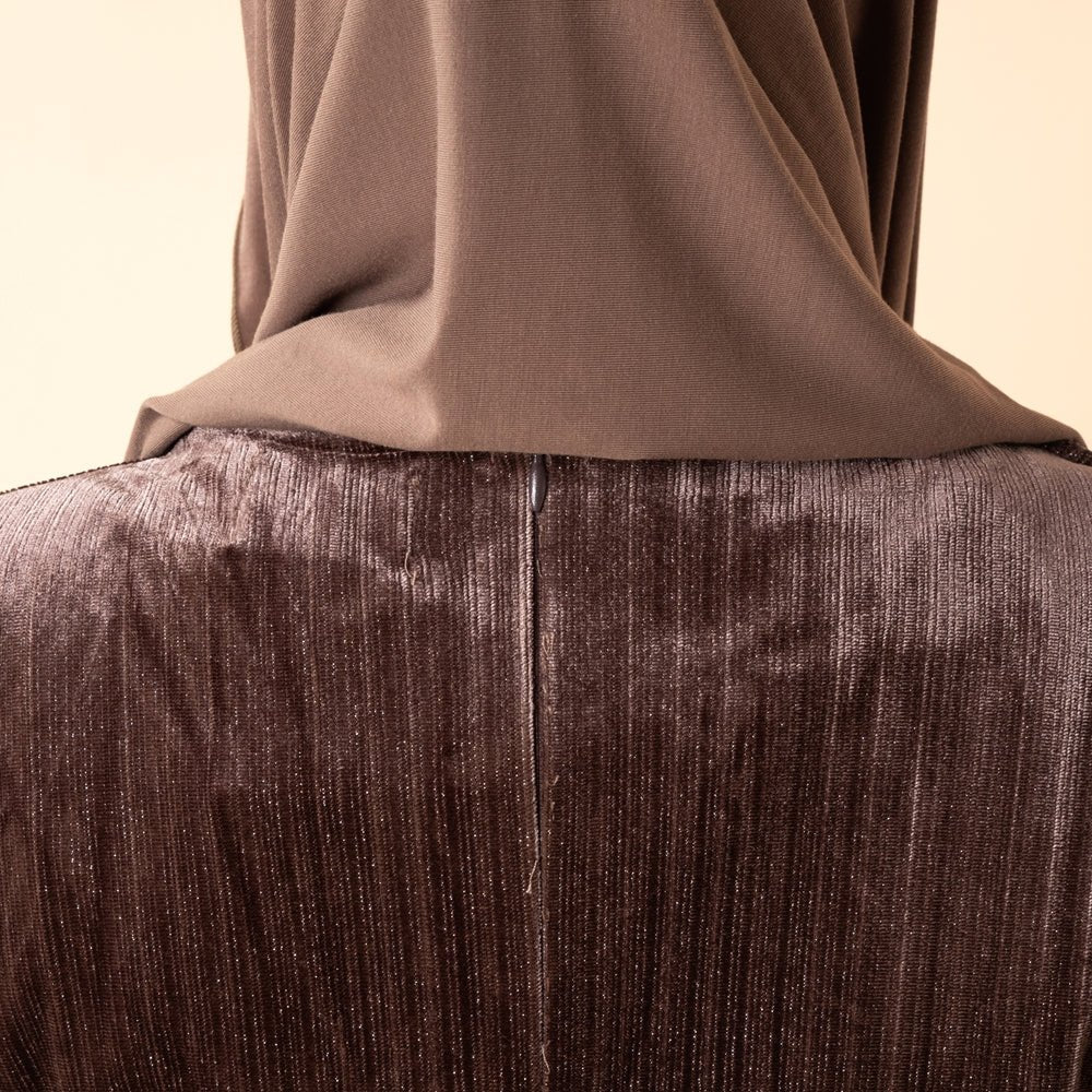 Shimmer Velvet Ruched Mermaid Gown(MA358) - Mariam's Collection