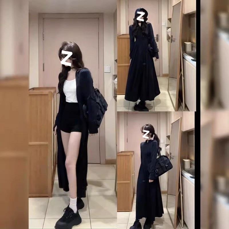 Slim - fit Long Sunscreen Jacket & Skirt Set - UPF 50+ Full Body Sun Protection - Beach Cover - up(MS106) - Mariam's Collection