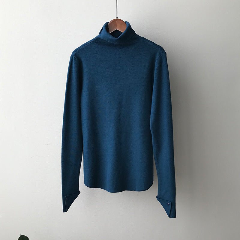 Slim Fit Turtleneck Base Layer Sweater(MS171) - Mariam's Collection