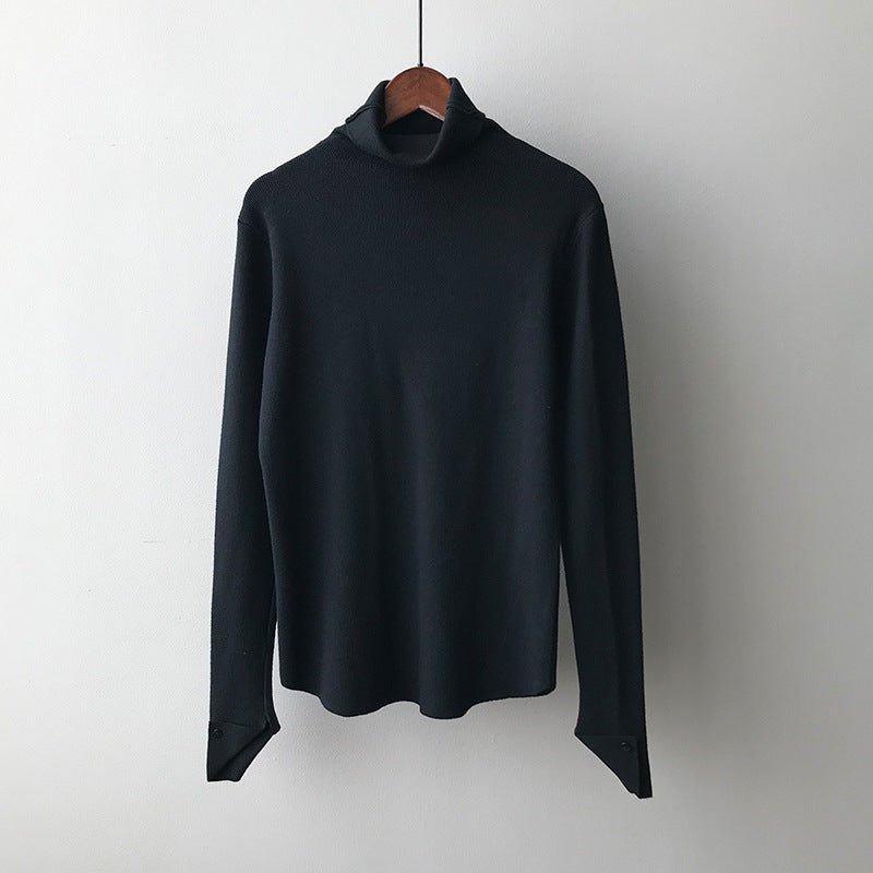 Slim Fit Turtleneck Base Layer Sweater(MS171) - Mariam's Collection
