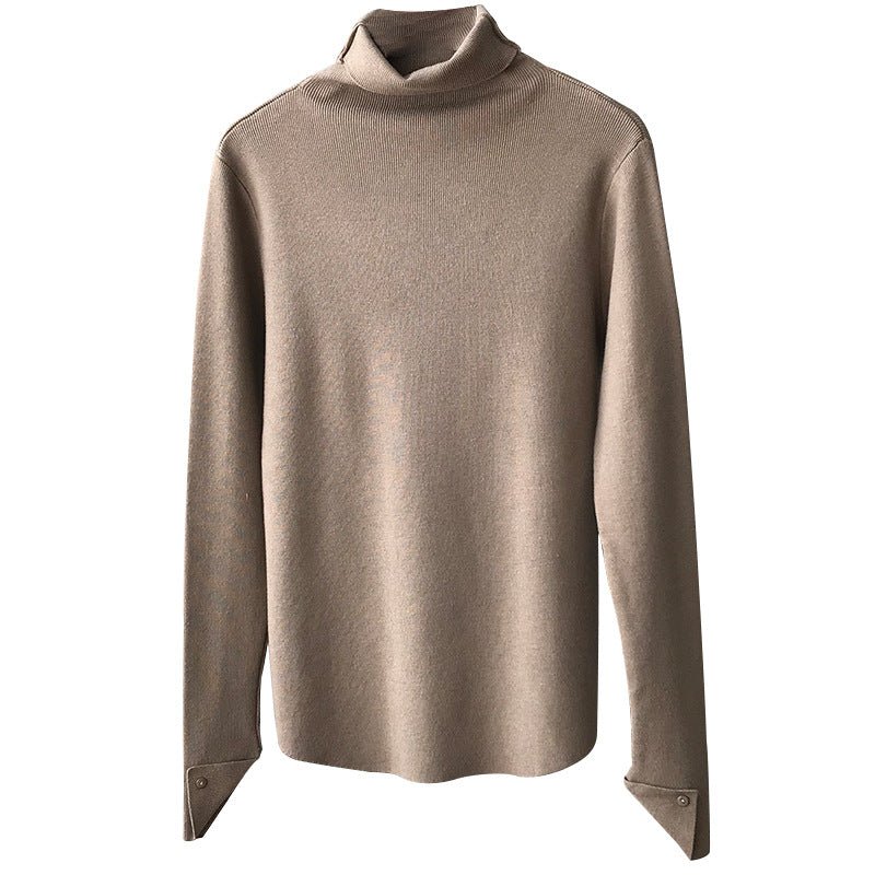 Slim Fit Turtleneck Base Layer Sweater(MS171) - Mariam's Collection