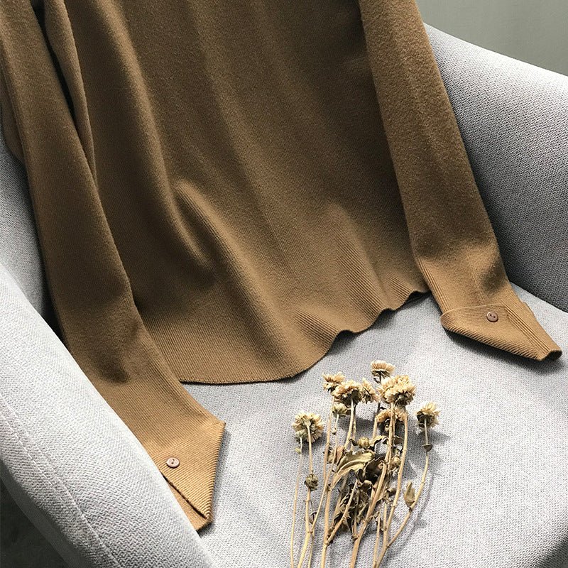 Slim Fit Turtleneck Base Layer Sweater(MS171) - Mariam's Collection