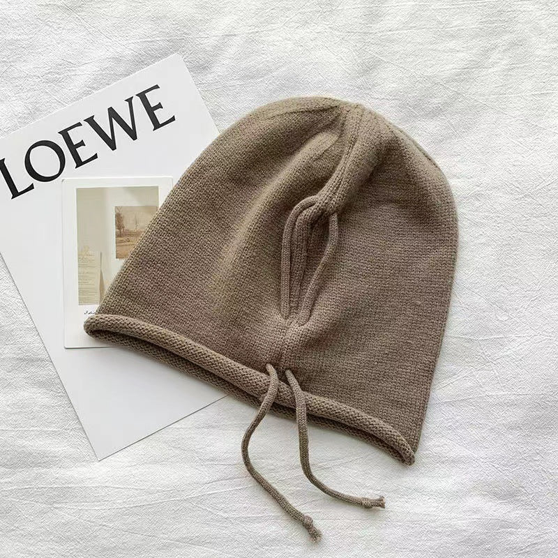 Slouchy Drawstring Beanie Hat(MAC304) - Mariam's Collection