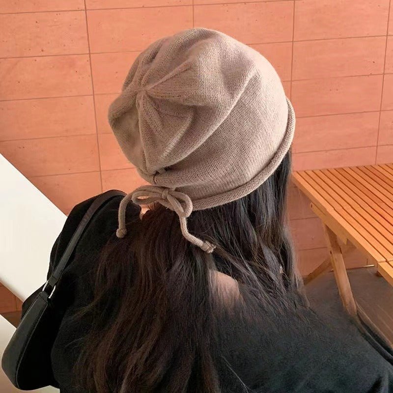 Slouchy Drawstring Beanie Hat(MAC304) - Mariam's Collection