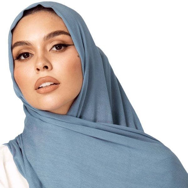 Soft Breathable Solid Color Versatile Hijab (MH188) - Mariam's Collection