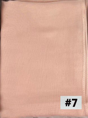 Soft Breathable Solid Color Versatile Hijab (MH188) - Mariam's Collection