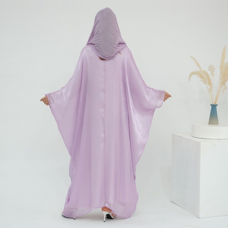 Soft Crinkle Island Cotton Batwing Cardigan 3 - Piece Set(MOA228) - Mariam's Collection