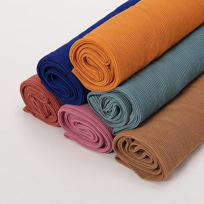 Solid Color Crinkle Chiffon Hijab - Lightweight Scarf for Women - Mariam's Collection