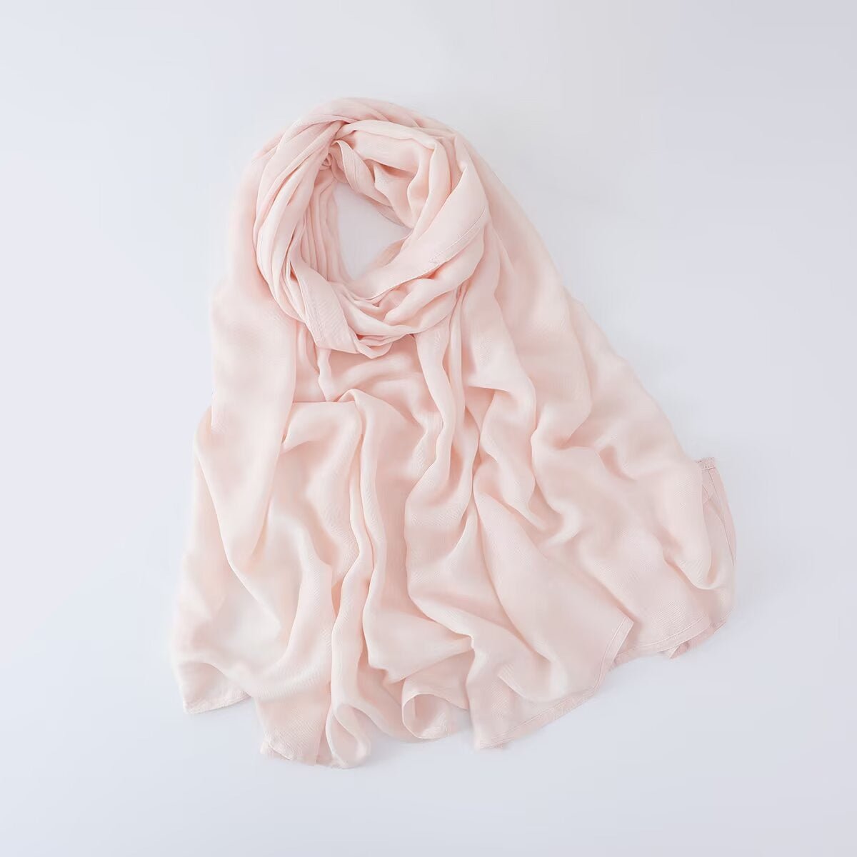 Solid Color Minimalist Versatile Soft Hijab (MH170) - Mariam's Collection